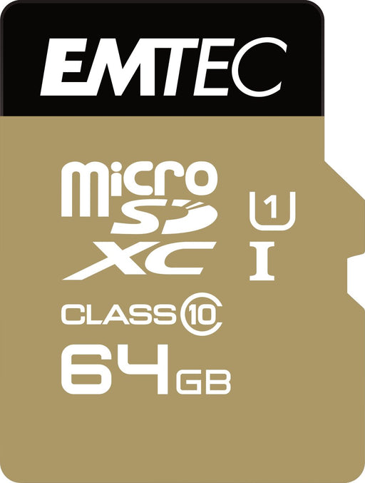 EAN 3126170142276 - Emtec microSD Class10 Gold+ 64GB MicroSDXC Clase 10 imagen 1