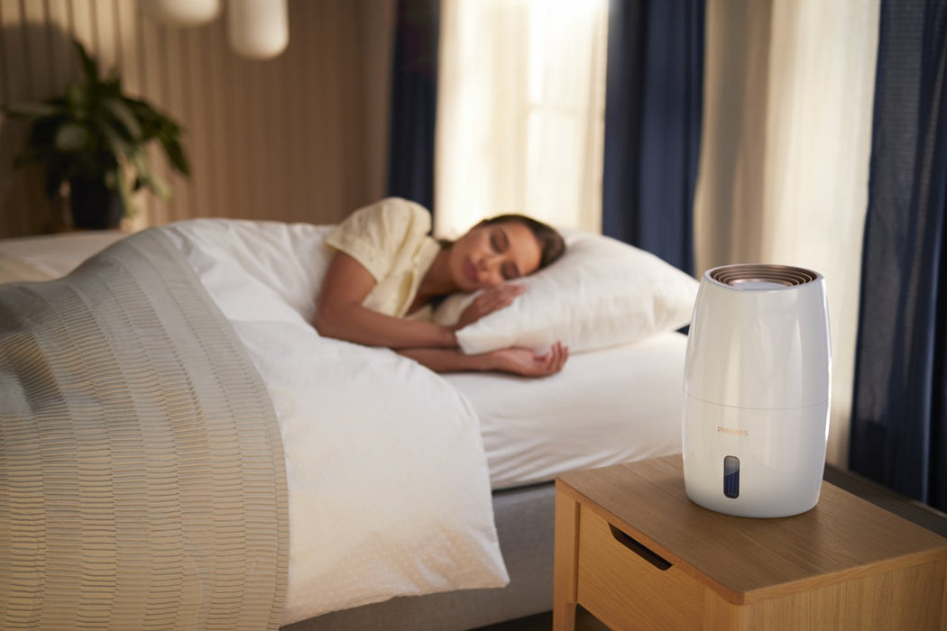 EAN 8710103941859 - Philips 2000 series HU2716/10 humidificador Natural 2 L Oro rosa, Blanco 17 W imagen 8