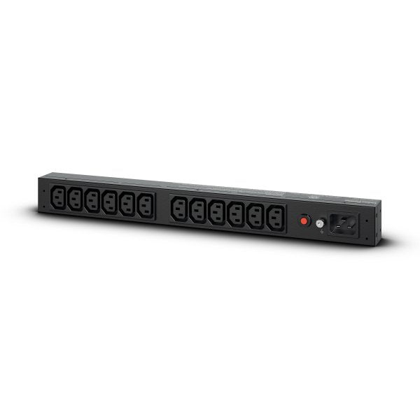 EAN 0649532901357 - CyberPower PDU20BHVIEC12R unidad de distribución de energía (PDU) 12 salidas AC 1U Negro imagen 1
