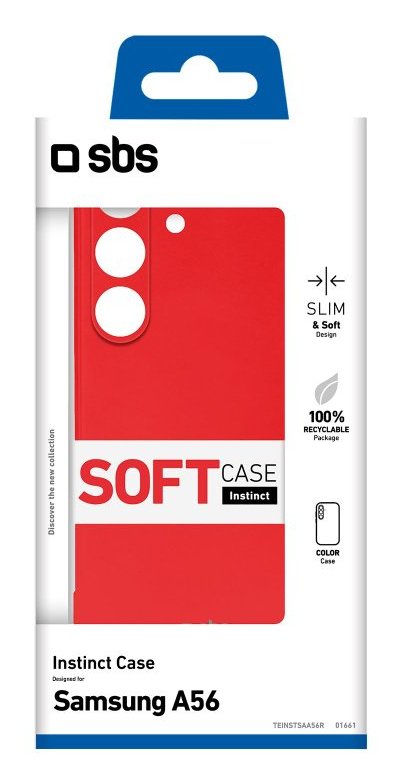 EAN 8018417501661 - SBS TEINSTSAA56R funda para teléfono móvil 16,8 cm (6.6") Rojo imagen 2