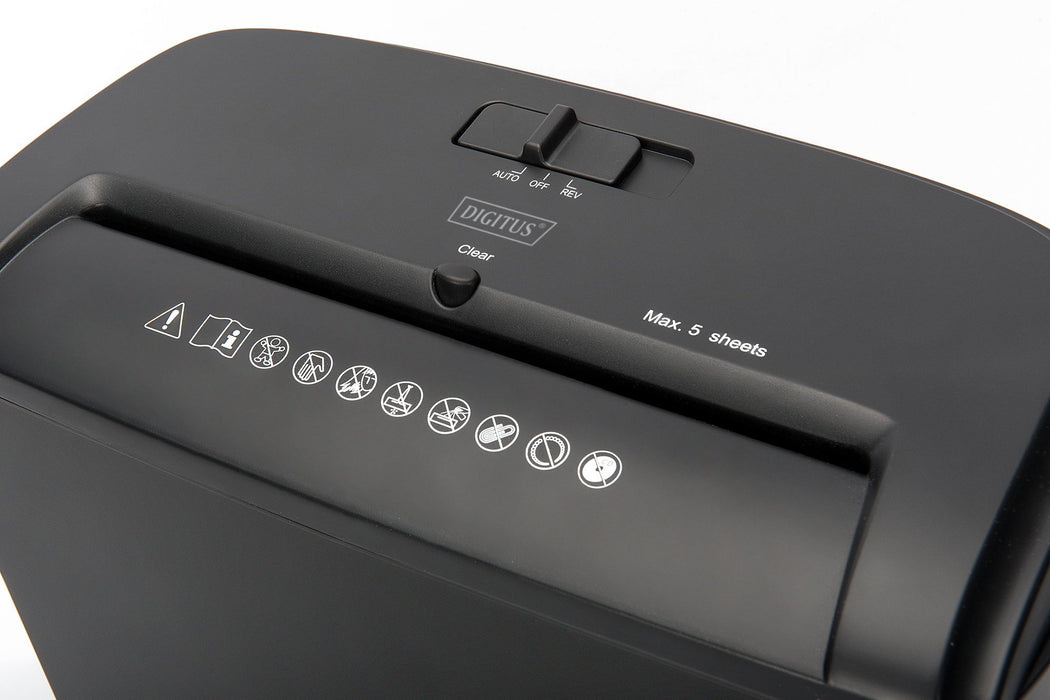 EAN 4016032459811 - Digitus DA-81606 triturador de papel Corte cruzado 74 dB 22 cm Negro imagen 6