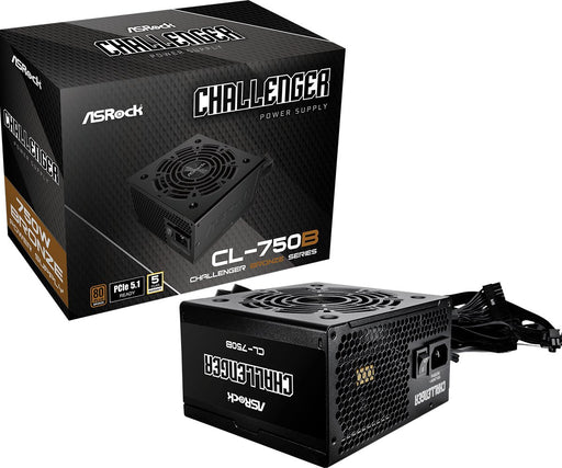 EAN 4710483948213 - Asrock Challenger CL-750B unidad de fuente de alimentación 750 W 20+4 pin ATX ATX Negro imagen 1