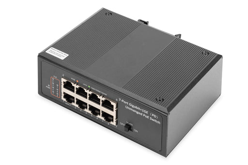 EAN 4016032457947 - Digitus DN-651113 switch No administrado Gigabit Ethernet (10/100/1000) Energía sobre Ethernet (PoE) Negr imagen 1