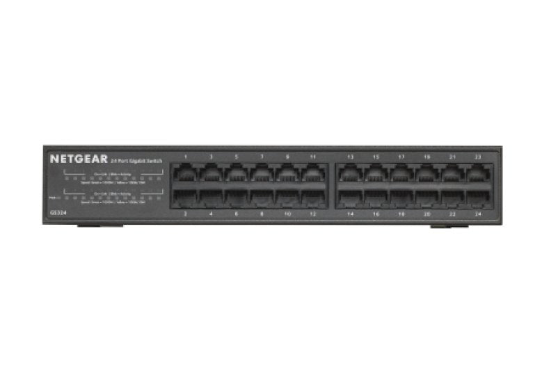 EAN 0606449152012 - NETGEAR GS324 No administrado Gigabit Ethernet (10/100/1000) Negro imagen 2
