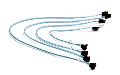 EAN 0672042010417 - Supermicro 4 x Round cable de SATA 0,56 m Negro, Azul, Blanco imagen 1