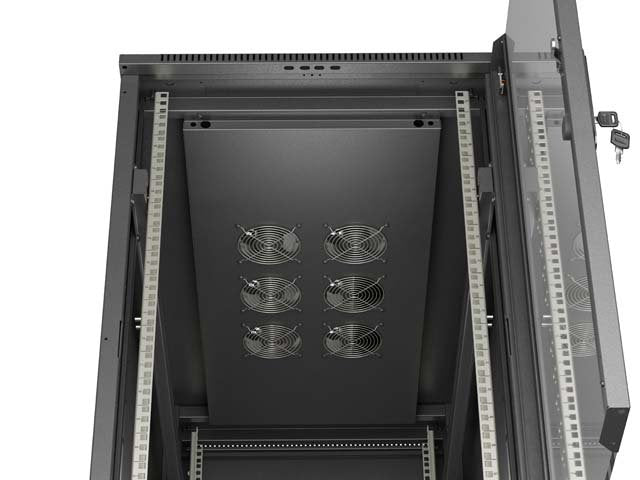 EAN 5901969447187 - Lanberg FF01-6222-12B armario rack 22U Rack o bastidor independiente Negro imagen 10
