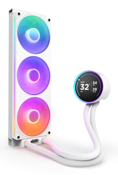 EAN 5056547204192 - NZXT Kraken Elite 360 RGB Procesador Sistema de refrigeración líquida todo en uno 12 cm Blanco 1 pieza(s) imagen 2
