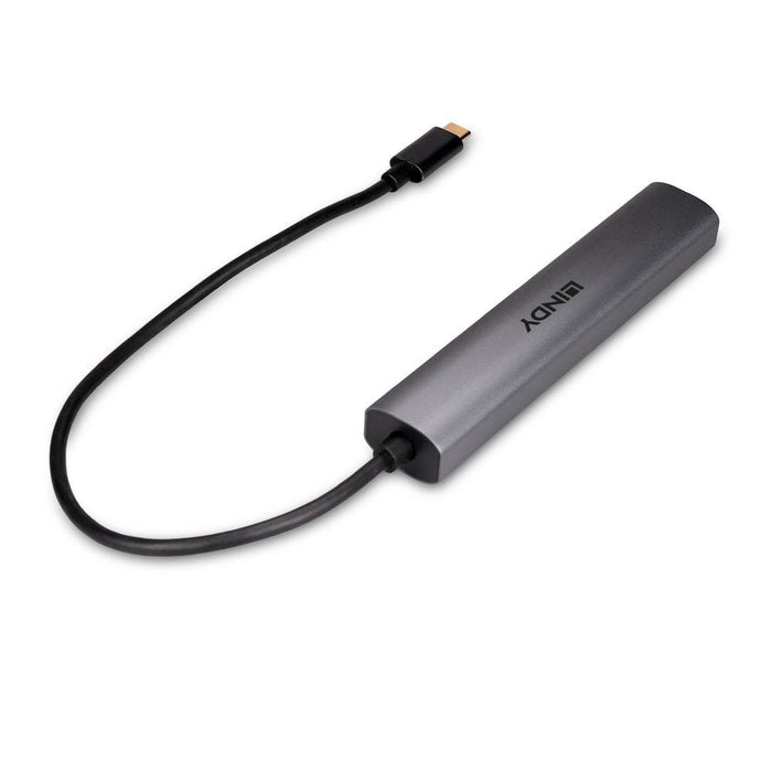 EAN 4002888433846 - Lindy 43384 hub de interfaz USB Tipo C 10000 Mbit/s Gris imagen 2