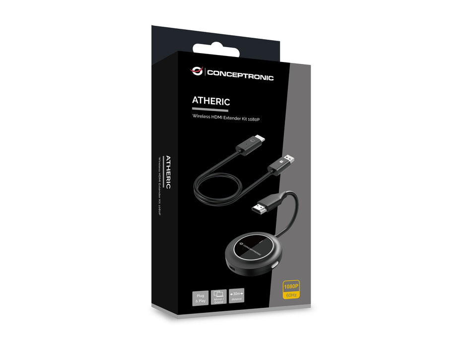 EAN 4015867242858 - Conceptronic ATHERIC02B adaptador de pantalla inalámbrico HDMI/USB Full HD Mochila imagen 5