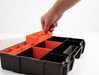 EAN 4043619184163 - DeLOCK 18416 caja de almacenaje Rectangular Plástico Negro, Naranja imagen 3