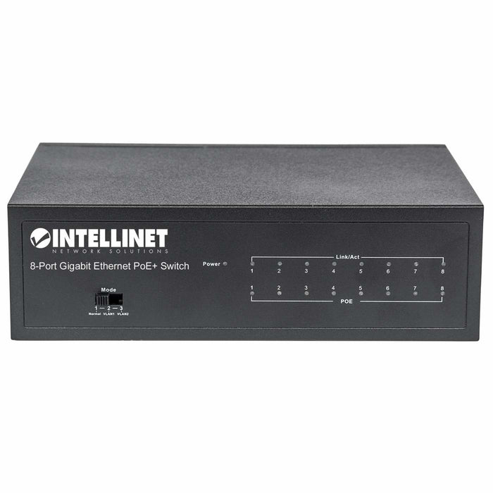 EAN 0766623561204 - Intellinet 561204 switch Gestionado Gigabit Ethernet (10/100/1000) Energía sobre Ethernet (PoE) Negro imagen 4