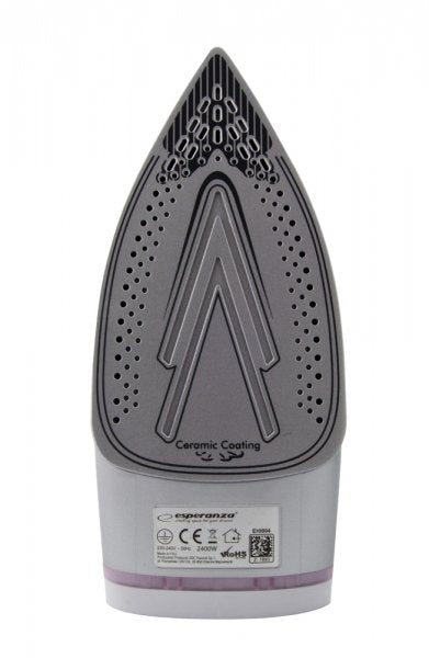 EAN 5901299949733 - Esperanza EHI004 plancha Plancha vapor-seco Suela de cerámica 2400 W Púrpura, Blanco imagen 8