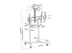 EAN 4015867238455 - Equip 650633 soporte para TV 2,54 m (100") Negro imagen 9