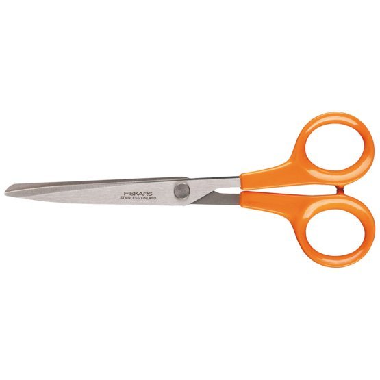 EAN 6411501985972 - Fiskars 1000816 tijera de escritorio y manualidades Universal Corte recto Naranja, Acero inoxidable imagen 1