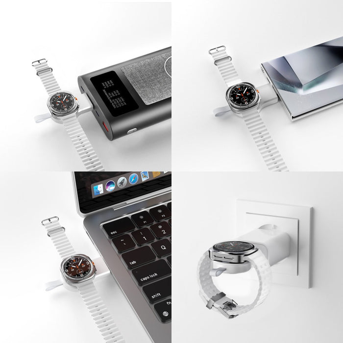 EAN 4252011910731 - 4smarts 541368 cargador de dispositivo móvil Auriculares, Smartphone, Reloj inteligente Blanco Corriente  imagen 3