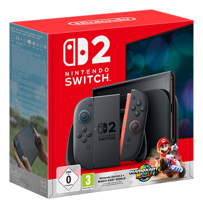 EAN 0045496321529 - Nintendo Switch 2 + Mario Kart World videoconsola portátil 20,1 cm (7.9") 256 GB Pantalla táctil Wifi Neg imagen 1