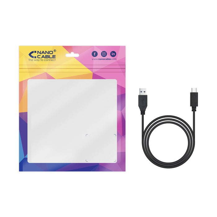 EAN 8433281009967 - Nanocable 10.01.4000 cable USB USB 3.2 Gen 2 (3.1 Gen 2) 0,5 m USB A USB C imagen 4