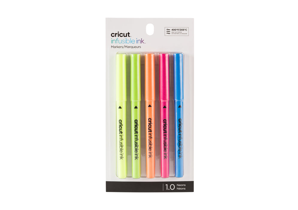 EAN 0093573260261 - Cricut 2006258 rotulador Fino Azul, Verde, Naranja, Rosa, Amarillo 5 pieza(s) imagen 1