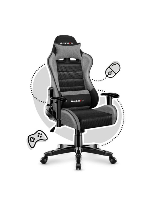 EAN 5903796010251 - Huzaro Ranger 6.0 Silla para videojuegos universal Asiento (de seguridad) de butaca Gris imagen 2
