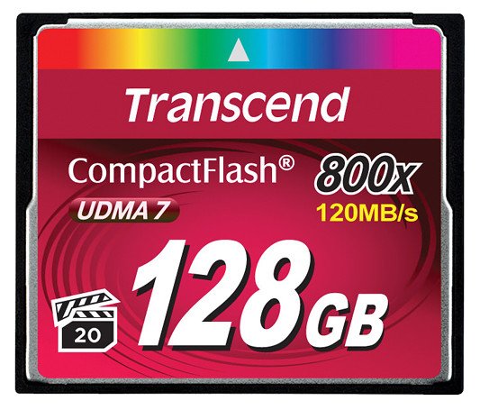 EAN 0760557827153 - Transcend 128GB 800x CF CompactFlash MLC imagen 1