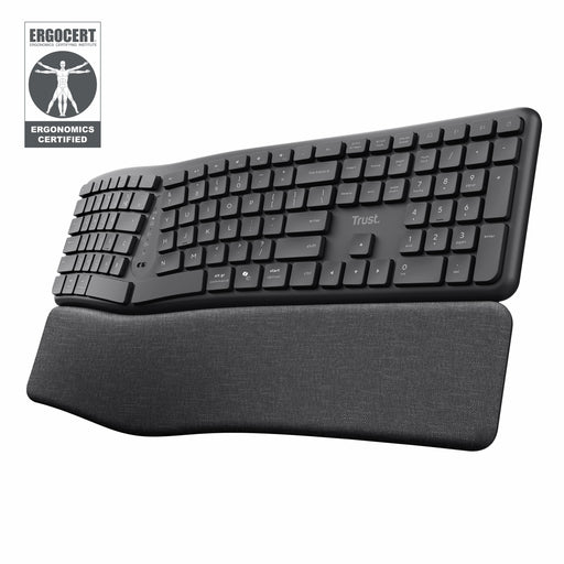 EAN 8713439254594 - Trust Keyra teclado Hogar / Oficina RF Wireless + Bluetooth QWERTY Internacional de EE.UU. Negro imagen 1