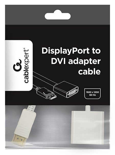 EAN 8716309078733 - Gembird A-DPM-HDMIF-002-W adaptador de cable de vídeo 0,1 m DisplayPort HDMI tipo A (Estándar) Blanco imagen 2