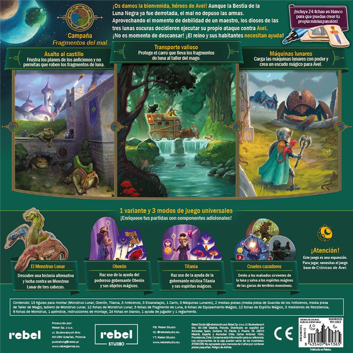 EAN 8435407641365 - Asmodee Chronicles of Avel REAVE05ES juego de tablero Crónicas de Avel: Nuevas aventuras Juego de mesa imagen 3