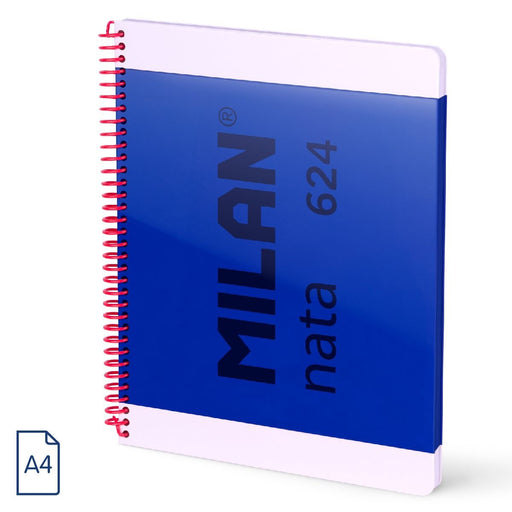 EAN 8411574109945 - Milan 57043E80B cuaderno y block A4 80 hojas Azul imagen 1