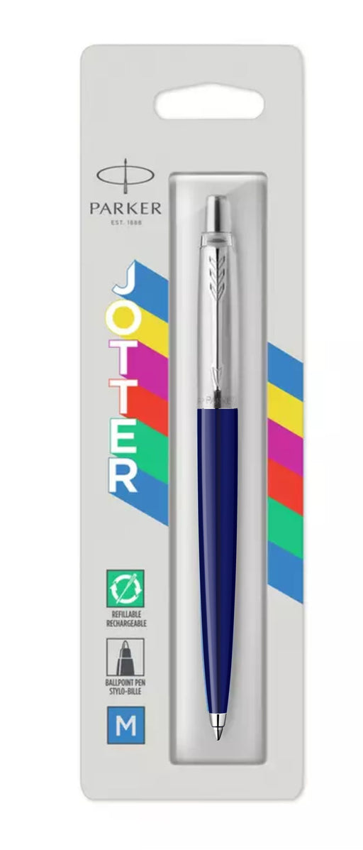 EAN 3026981234279 - Parker Jotter Originals Azul Bolígrafo de punta retráctil con pulsador Medio 1 pieza(s) imagen 1
