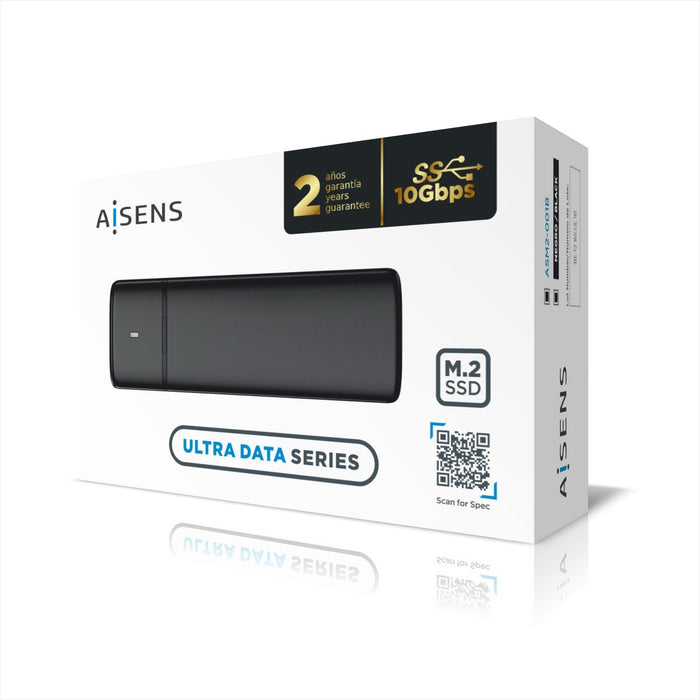 EAN 8436574704433 - AISENS ASM2-001B caja para disco duro externo Caja externa para unidad de estado sólido (SSD) Negro imagen 5