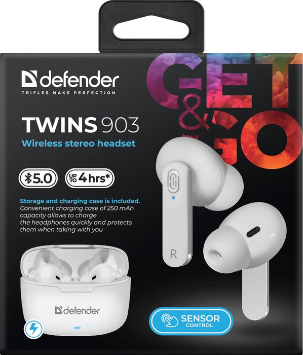 EAN 4714033639033 - Defender TWINS 903 Auriculares True Wireless Stereo (TWS) Dentro de oído Llamadas/Música/Deporte/Uso diar imagen 9