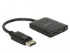 EAN 4043619877201 - DeLOCK 87720 divisor de video DisplayPort 2x HDMI imagen 1
