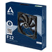 EAN 4895213702942 - ARCTIC F12 Carcasa del ordenador Ventilador 12 cm Negro 1 pieza(s) imagen 5