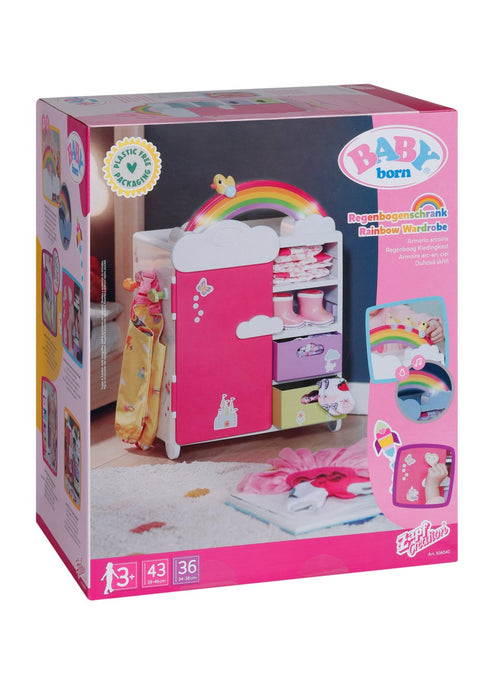 EAN 4001167836040 - BABY born Rainbow Wardrobe Armario de muñeca imagen 4