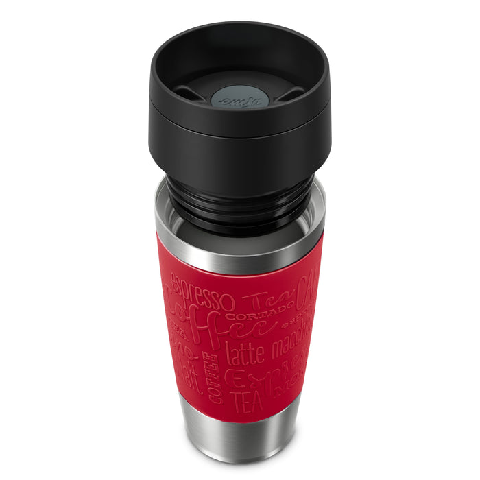 EAN 4009049544823 - EMSA Travel Mug Classic N2020400 taza de viaje 360 ml Negro, Rojo, Acero inoxidable Acero inoxidable imagen 3