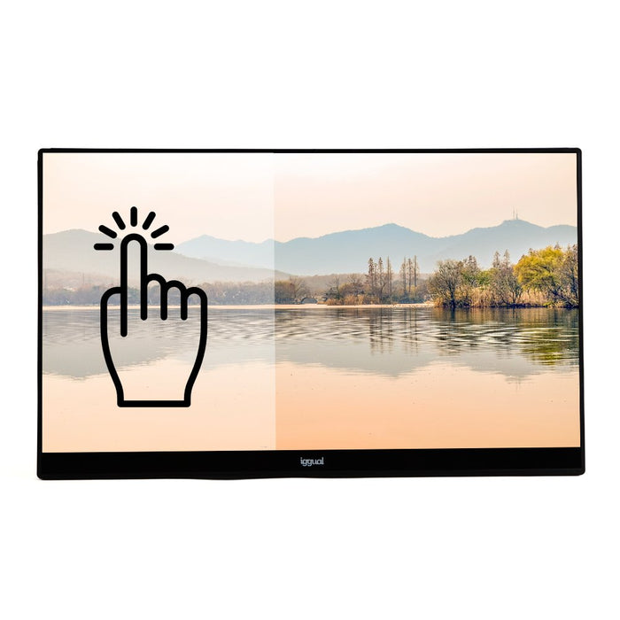 EAN 8435364318515 - iggual MTL270HS LED display 68,6 cm (27") 1920 x 1080 Pixeles Full HD Pantalla táctil Mesa Negro imagen 4
