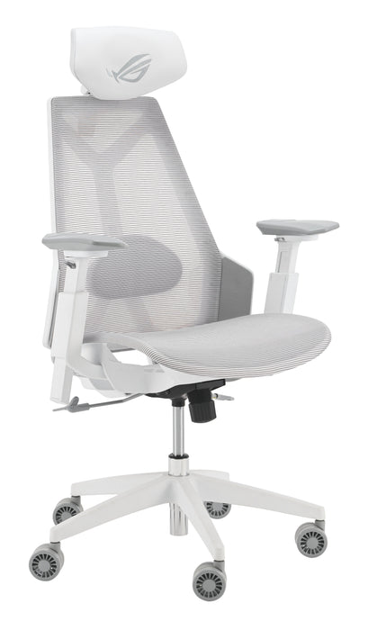 EAN 4711387920183 - ASUS ROG Destrier Ergo Core White Silla para videojuegos de PC Asiento de malla Blanco imagen 2