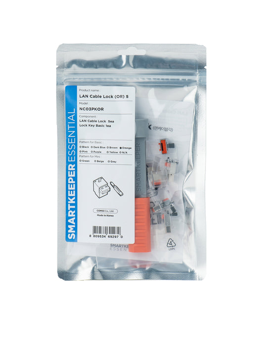 EAN 8809534692970 - Smartkeeper NC03PKOR bloqueador de puerto Bloqueador de puerto + clave RJ-45 Naranja 1 pieza(s) imagen 1
