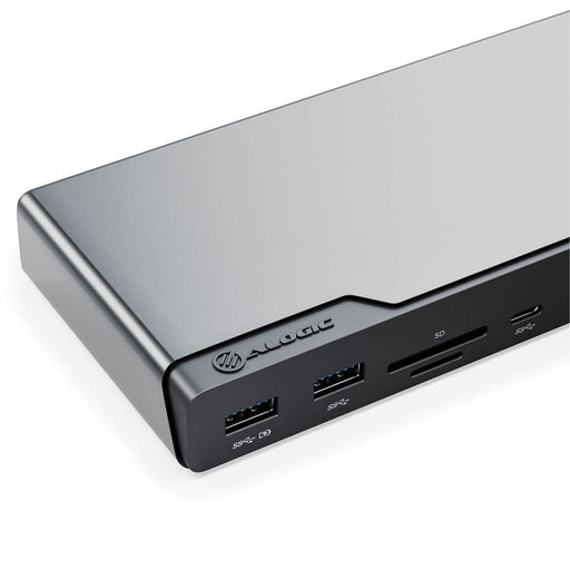 EAN 9350784026590 - ALOGIC DV4 Alámbrico USB 3.2 Gen 1 (3.1 Gen 1) Type-C Gris imagen 2
