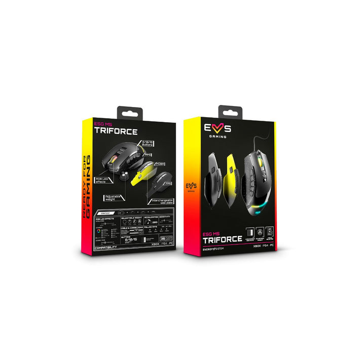 EAN 8432426452071 - Energy Sistem ESG M5 Triforce ratón Juego mano derecha USB tipo A Óptico 10000 DPI imagen 7