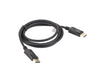 EAN 5901969413373 - Lanberg CA-DPDP-10CC-0018-BK cable DisplayPort 1,8 m Negro imagen 2
