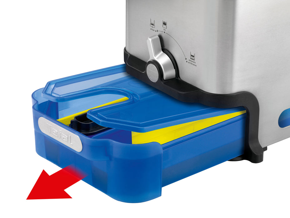 EAN 3045386366545 - Tefal Oleoclean Pro Inox & Design FR8040 Sencillo 3,5 L 2300 W Negro, Acero inoxidable imagen 10