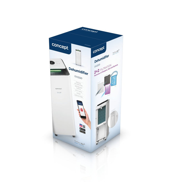 EAN 8595631020562 - Concept OV2220 deshumidificador 3,5 L 45 dB 320 W Blanco imagen 16