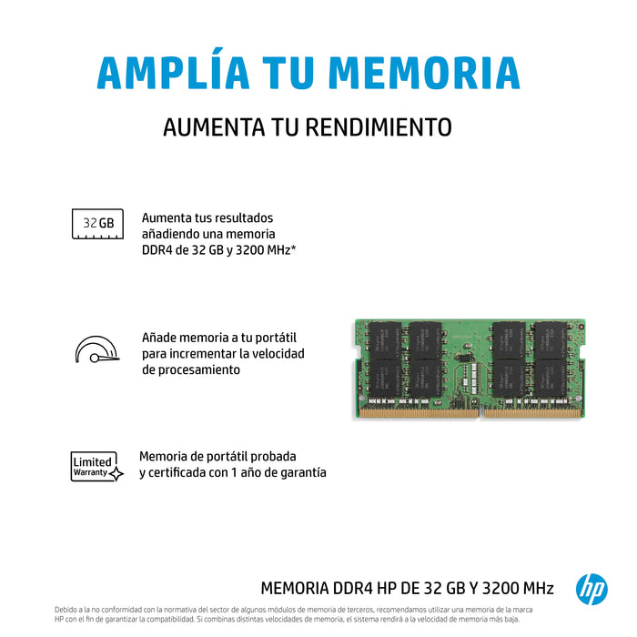 EAN 0196188246894 - HP 4S967AA#AC3 módulo de memoria 32 GB DDR4 imagen 3