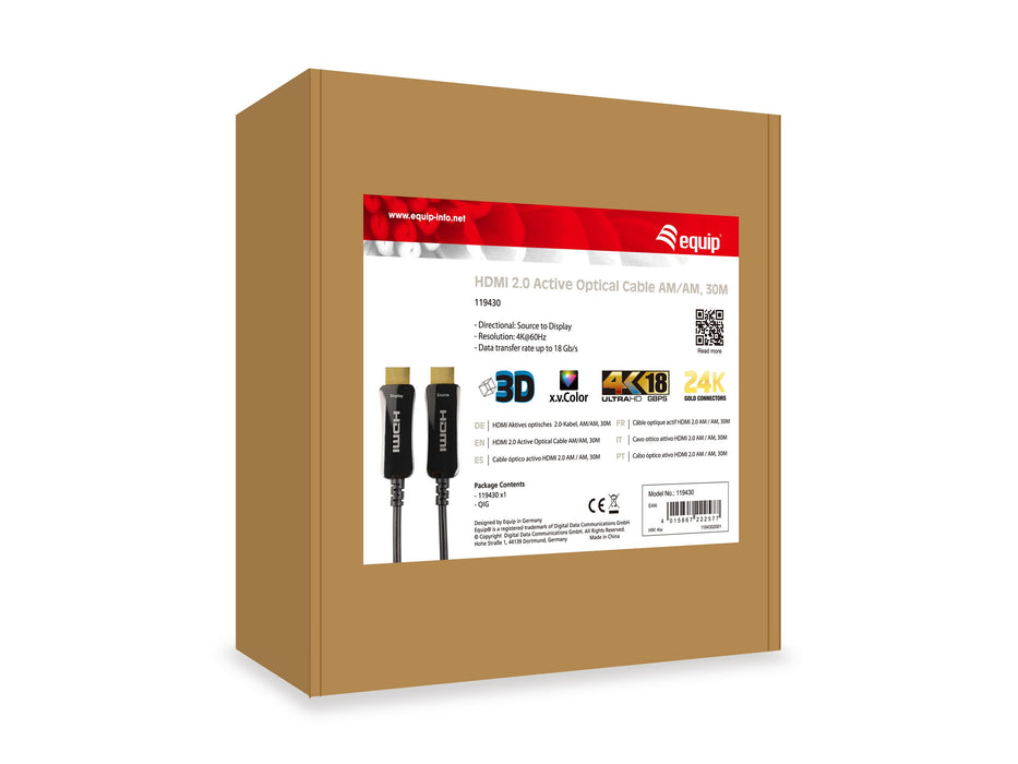 EAN 4015867222577 - Equip 119430 cable HDMI HDMI tipo A (Estándar) Negro imagen 4