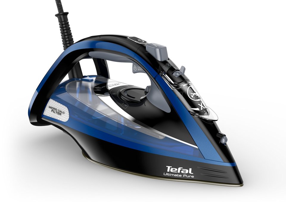 EAN 3121040071526 - Tefal FV9848E0 plancha Plancha vapor-seco 3200 W Negro, Azul, Metálico imagen 1