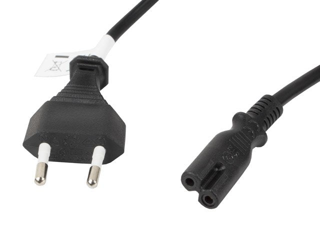 EAN 5901969409819 - Lanberg CA-C7CA-11CC-0018-BK cable de transmisión Negro 1,8 m C7 acoplador CEE7/16 imagen 1