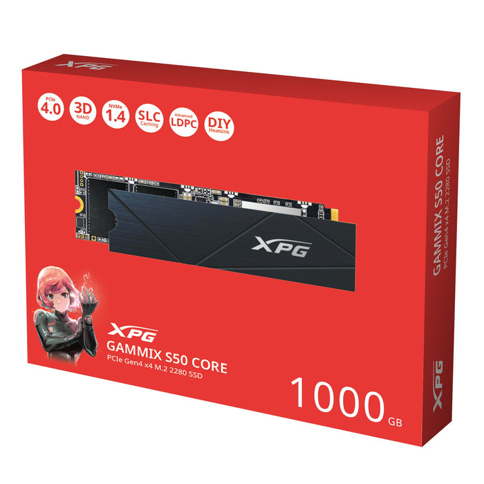 EAN 4711085947680 - XPG GAMMIX S50 CORE 1 TB M.2 PCI Express 4.0 NVMe 3D NAND imagen 11