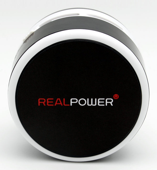 EAN 4040895012586 - RealPower Mini Hoover-1 aspiradora de mano Negro, Blanco Sin bolsa imagen 2