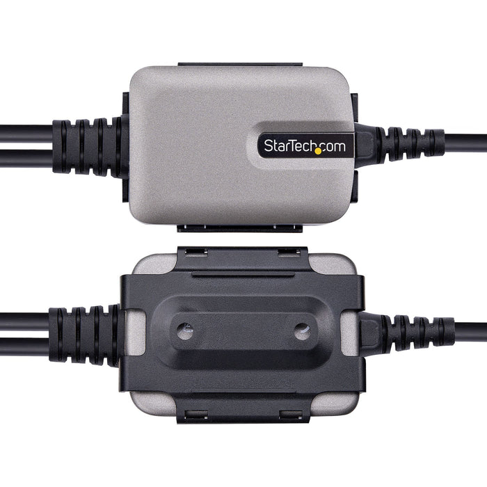 EAN 0065030898379 - StarTech.com 2P6FFC-USB-SERIAL cambiador de género para cable USB-A 2 x DB-9 RS-232 Negro, Gris imagen 7